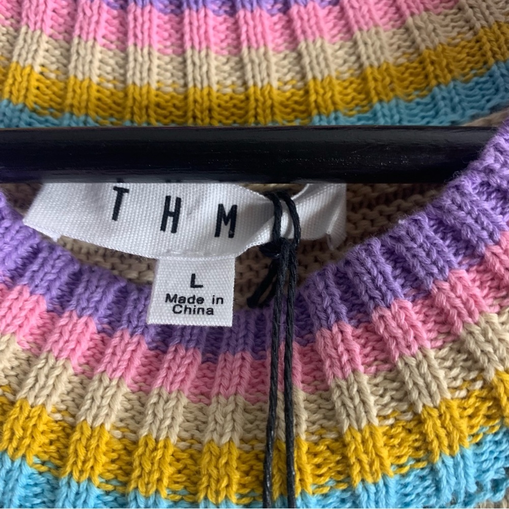 Revolve THML Crochet Knit Halter Top - Picture 5 of 6